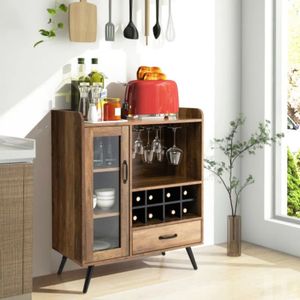 Mueble de Bar Moderno Mapi Marrón R&R MUEBLES