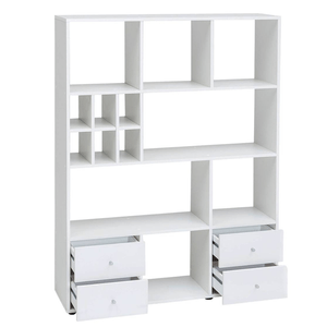 Estante Librero Nahuel Blanco Muebles Bonno