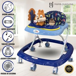 Andador con Tablero Musical Swift Baby Azul