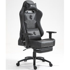 Silla Gamer Dreizt Heroes Series Negro Premium Reclinable Con Posapies SLS990061
