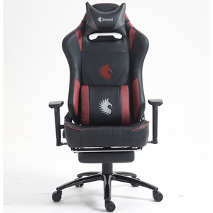 Silla Gamer Dreizt Heroes Rojo Dark Premium Reclinable Con Posapies SLS990062