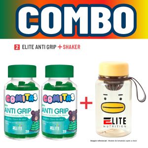 Combo Gomitas Para Niños Elite Nutrition Kids - 2 Elite Anti Grip + Shaker