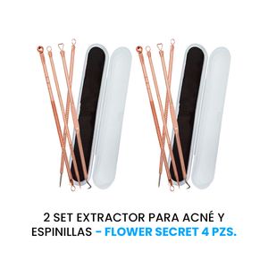 Kit Removedor De Espinllas De 4 Pcs Flower Secret 2 Pack