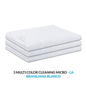 Multi Color Cleaning Micro Blanco 3 Unidades