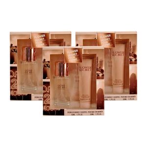 Perfume For Women 50Ml + Crema De Mano Y Cuero 50Ml Flower Secret 3 Uni