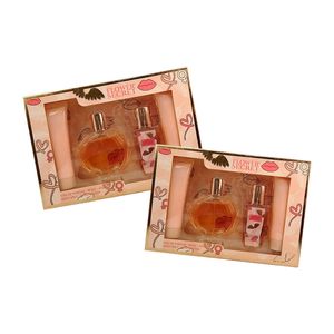 Eau De Parfum + Body Lotion + Body Mist + Hand Lotion Flower Secret 2 Pack