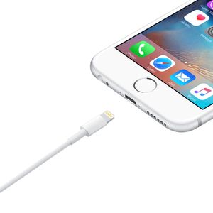 Cable lightning a usb Apple, 1m, 20W, TPE, blanco