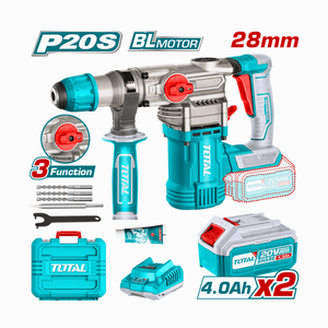 Rotomartillo SDS Plus 4.5 Joules + 2 Baterías 4ah Total TRHLI202882