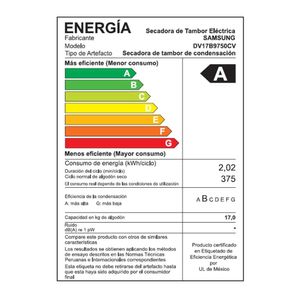 Secadora Samsung BeSpoke Luxury Black DV17B9750CV/PE 17kg