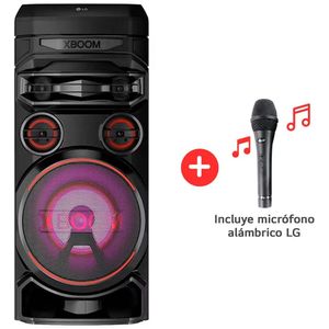 Torre de Sonido LG XBOOM con Bluetooth y Karaoke RNC7 + Microfono