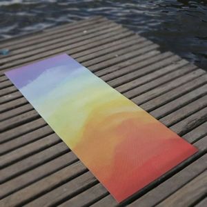 Tapete Para Yoga Kap Arcoíris 60x166cm Decorplas