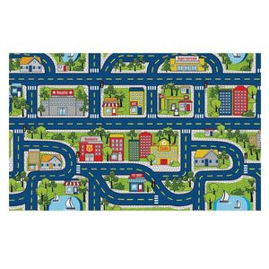 Alfombra infantil Brisa Pista de 100cmX130cm Decorplas