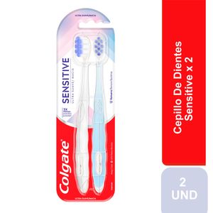 Cepillo Dental Sensitive COLGATE Ultrasuave Paquete 2un