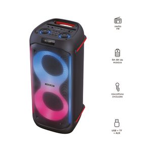 Parlante Karaoke KUZLER Led Multicolor Arne-104