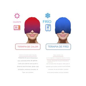 GORRO-MASCARA DE GEL FRIO PARA ALIVIAR EL DOLOR DE CABEZA
