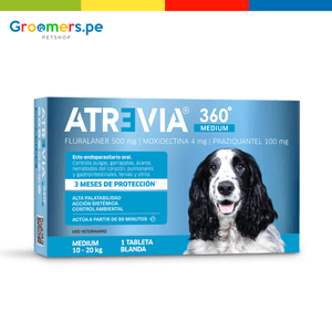 Antipulgas para Perros Atrevia 360 de 10 a 20 Kg x 1 Tableta