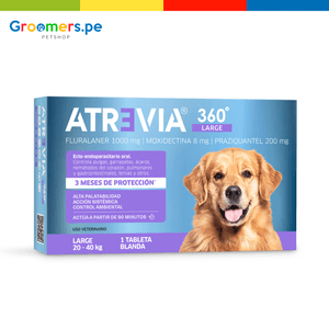 Antipulgas para Perros Atrevia 360 de 20 a 40 Kg x 1 Tableta
