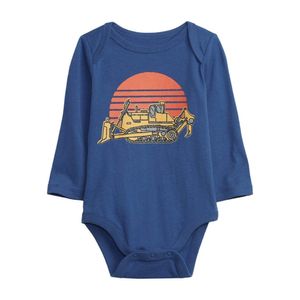 Body Baby Gap con Diseño de Tractor 100% Algodón Manga Larga para Bebé Niño