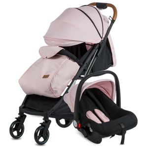 Coche Maleta Brunei con Porta Bebé Rosado