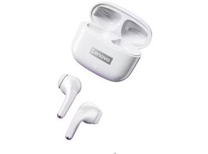 Audífono Bluetooth Lenovo LP40 Pro Tws 5.1 - Color blanco