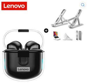 Audifono Bluetooth Lenovo LP12 Livepods IPX5 + Soporte de Laptop de Regalo