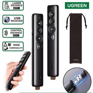 Puntero Presentador de Diapositivas 100m USB Laser Forro