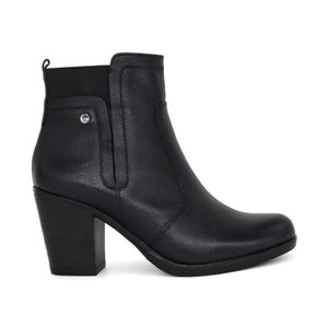 Botines Par&ss para Mujer de CUERO JA24-BT174 Negro