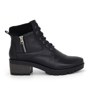 Botines Par&ss para Mujer de CUERO JA24-BT176 Negro