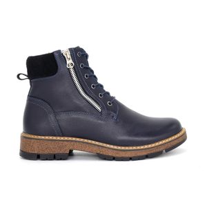 Botines Par&ss para Mujer de CUERO JA24-BT158  Azul