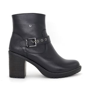 Botines Par&ss para Mujer de CUERO JA24-BT175 Negro