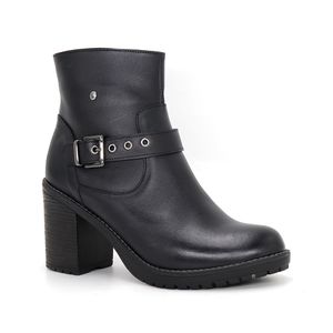 Botines Par&ss para Mujer de CUERO JA24-BT175 Negro