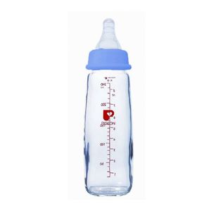 BIBERON BABY VIDRIO PERISTALTICO 240ML 8 OZ CELESTE M0430
