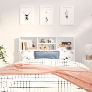 Cabecera Moderna Kendra con organizador color Blanco TU MESITA