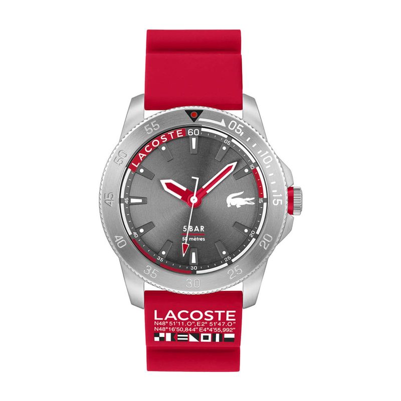 Reloj lacoste rojo shops