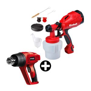 COMBO Einhell: Taladro TE-CD 18/2 2BAT 1.5A 18V 10mm + Lijadora Orbital TC-OS 1520 150W 2mm