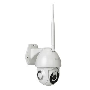 Cámara de seguridad externa Nexxt NHC-O612 Home 2K, Wi-Fi, visión nocturna, detección movimiento, certificación IP65, audio bidireccional, gira 355°