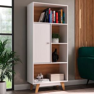 Librero Multiusos Seúl color Blanco 1 puerta TU MESITA