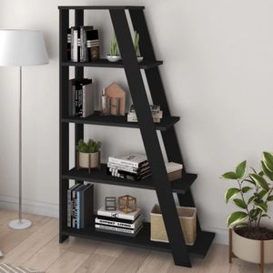 Moderno Librero Amauta color Negro TU MESITA