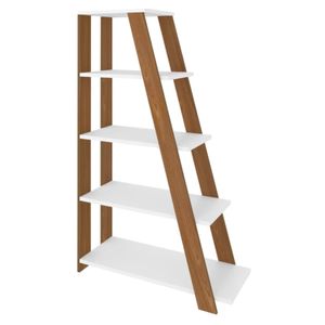 Moderno Librero Amauta color Blanco/Haya TU MESITA