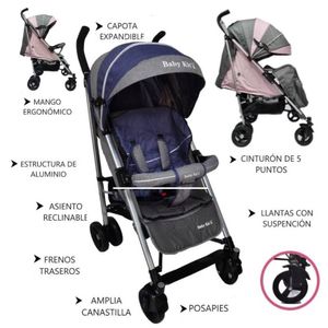 Coche Baston NIMBO Evolution Baby Kits Azul