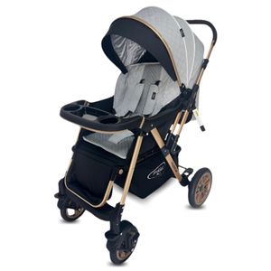 Coche Cuna de Lujo Bella Bliss Gris Claro