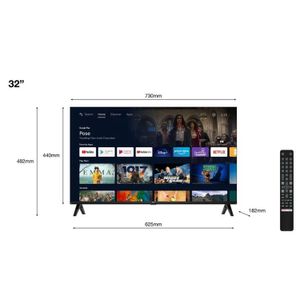 Televisor TCL 32" Smart HD Android Tv 32S5400AF