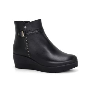 Botines Par&ss para Mujer de CUERO JA24-BT170  Negro