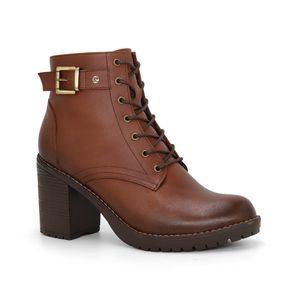 Botines Par&ss para Mujer de CUERO JA24-BT172 Marron