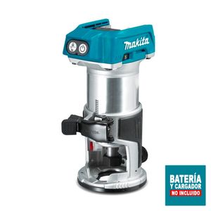 Ruteadora Makita DRT50Z LXT 18V BL 1/4"-3/8" Sin Baterías