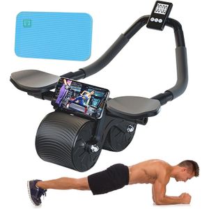 Rueda de Abdominales Smart Fortalece Tu Abdomen Negro