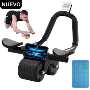 Rueda de Abdominales Smart Fortalece Tu Abdomen Negro