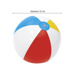Pelota de Playa Retro Multicolor Bestway