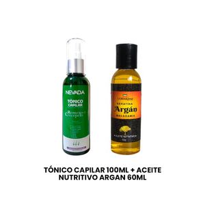 Tonico Capilar 100ml + Aceite Nutritivo Argan 60ml