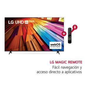 Televisor LG LED 65'' UHD 4K ThinQ AI 65UT8050 (2024)